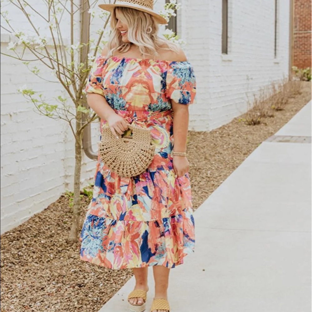 Impressions Boutique colorful midi